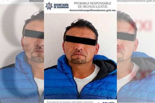 Atrapan a presunto secuestrador y violador en Villa del Carbón; era su vecino